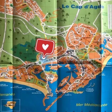 Cap D'agde Beau 2 Pieces Commerces A Pieds !